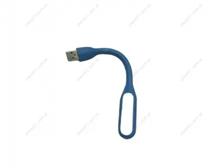 Гибкая USB лампа-фонарик LED (синий) Тайвань 154834