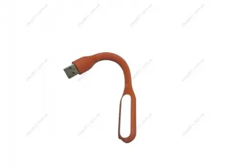 Гнучка USB лампа-фонарик LED (помаранчевий) Тайвань 154836