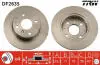 Диск тормозной передний с ABS Geely CK/CK2 TRW 3501101005 (фото 2)