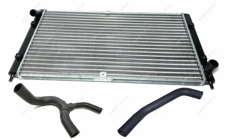 Радиатор охлаждения (трубчатый) с патрубками Chery Amulet/Karry KLM KLM AutoParts A15-1301110-A15-1303110-A15-1303210
