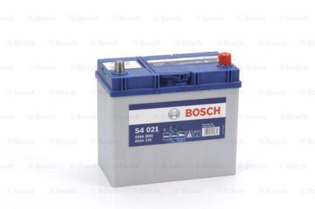 Акумулятор 45Ah-12v (S4021) (238x129x227),R,EN330(Азія) BOSCH 0092S40210