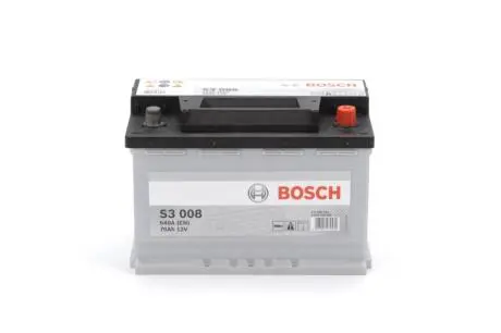 Акумулятор 70Ah-12v (S3008) (278x175x190),R,EN640 BOSCH 0092S30080