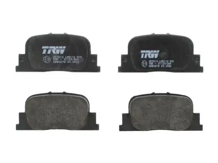 Колодки тормозные задние BYD F3 TRW BYDF3-3502130