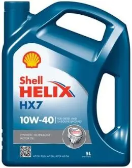 Масло моторн. Helix HX7 SAE 10W-40 (Канистра 5л) SHELL 550053738