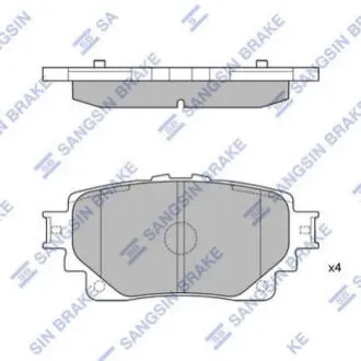 Колодки тормозные задние TOYOTA BZ4X HI-Q Hi-Q (SANGSIN) 04466F4020