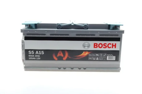 Акумулятор 106 AGM 6CT-105 ЕВРО (S5A150) BOSCH 0092S5A150