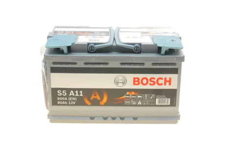 Акумулятор 81 AGM 6CT-80 ЕВРО (S5A110) BOSCH 0092S5A110