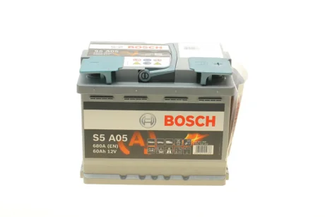 Акумулятор 61 AGM 6CT-60 ЕВРО (S5A050) BOSCH 0092S5A050