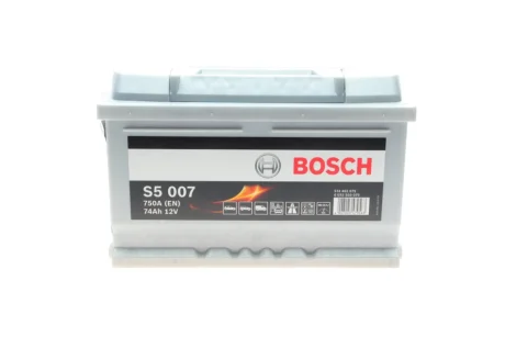 Акумулятор 75 6СТ-74 H Евро (S5007) BOSCH 0092S50070