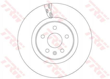 Диск тормозной передний Tesla Model X TRW 1025099-00-B