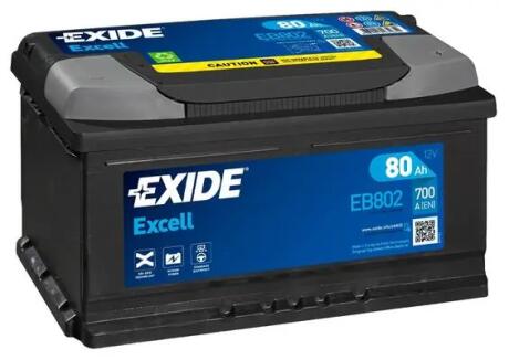 80 Excell 6СТ-80 Н Евро EXIDE EB802