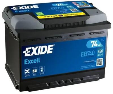74 Excell 6СТ-74 Евро EXIDE EB740