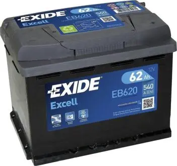 62 Excell 6СТ-62 Евро EXIDE EB620