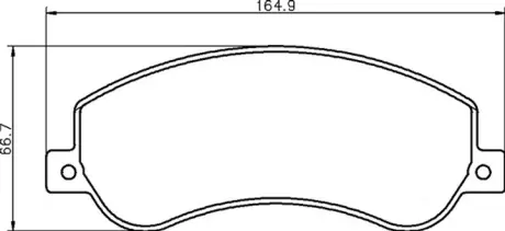 Колодки тормозные передние BYD Song PRO BOSCH SA2H-3501500