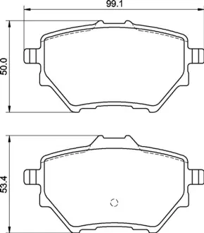 Колодки тормозные задние BYD Qin BOSCH RBPBYDQin