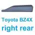 Накладка нижняя (расширитель) задней двери R BZ4X Toyota 750770R170 (фото 1)