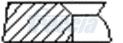 Кільця поршневі FRECCIA FR10-384350